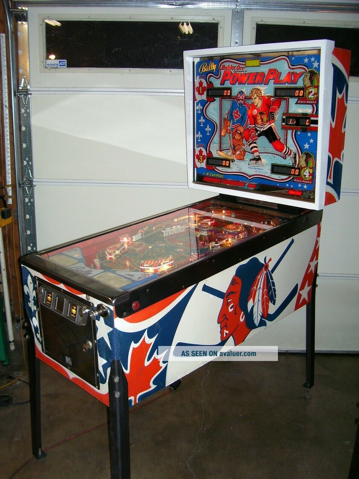 BOBBY ORR POWER PLAY PINBALL MACHINE - BY BALLY | #1272759