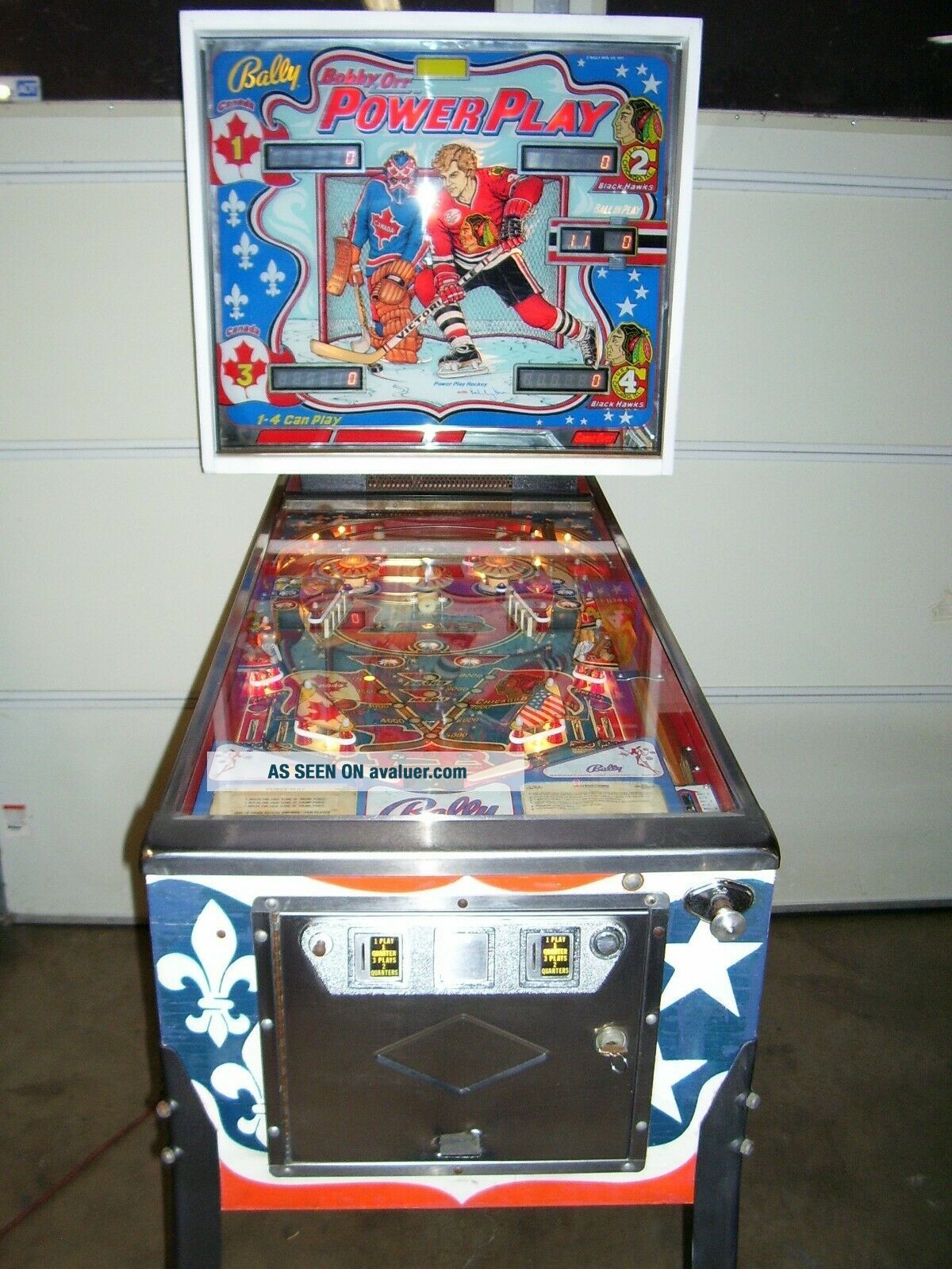 BOBBY ORR POWER PLAY PINBALL MACHINE - BY BALLY | #1272759