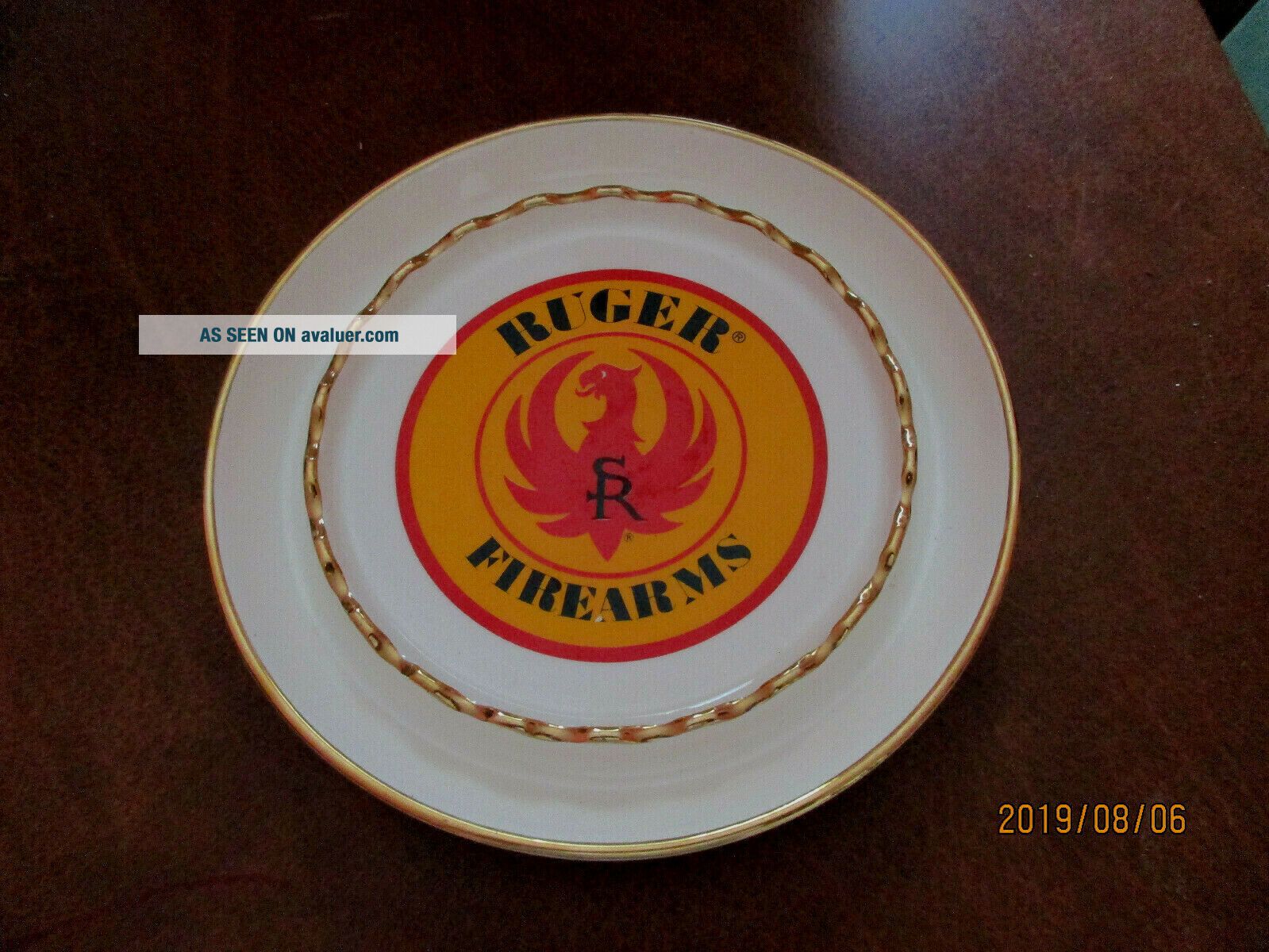 Psiol Reference Image Sturm Ruger & Co Firearms Plate Ashtray Dish Catchall Great Gift | #1378236