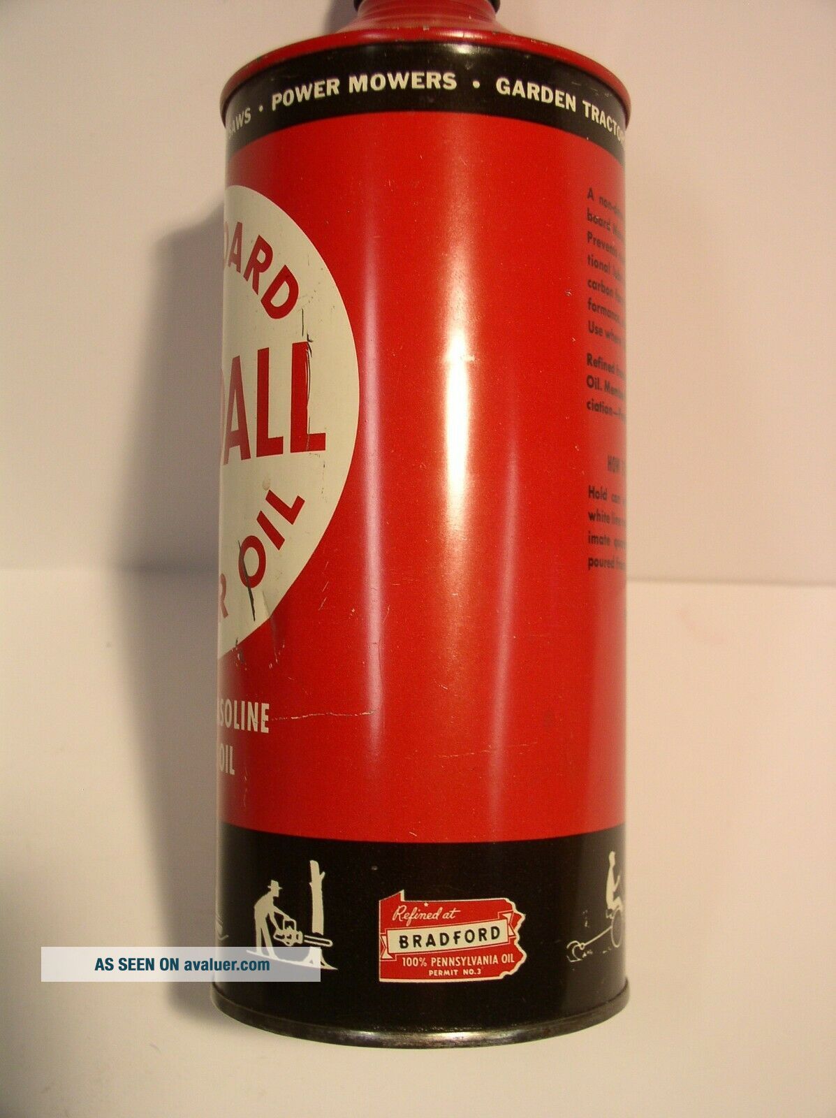 Kendall Outboard Motor Oil Cone Top Can | #1508620