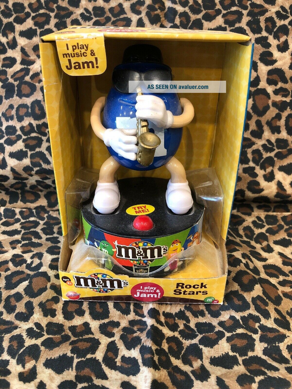 Mms Rocks M&M’S ROCK STARS BLUE SAXOPHONE I Play Music & Jam | #1631487