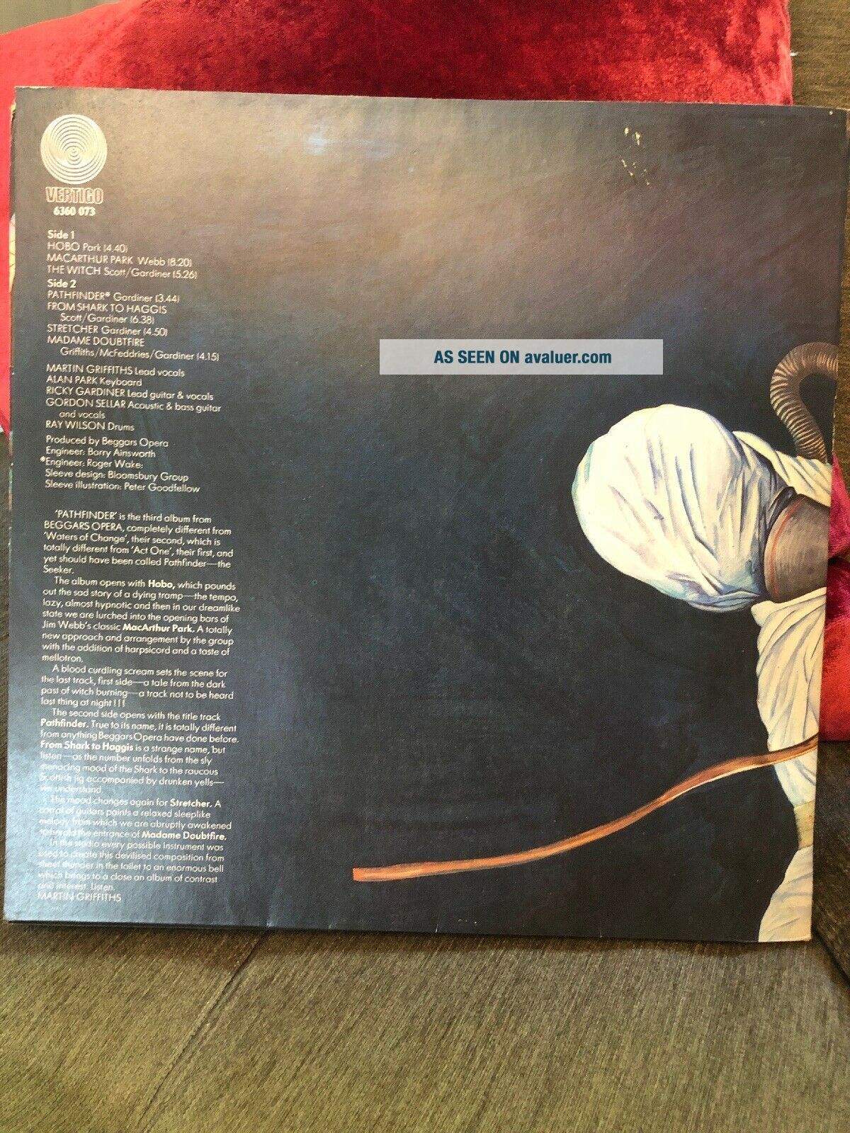 Beggars Opera Pathfinder Vertigo Swirl Vinyl 6360 073 | #1637244