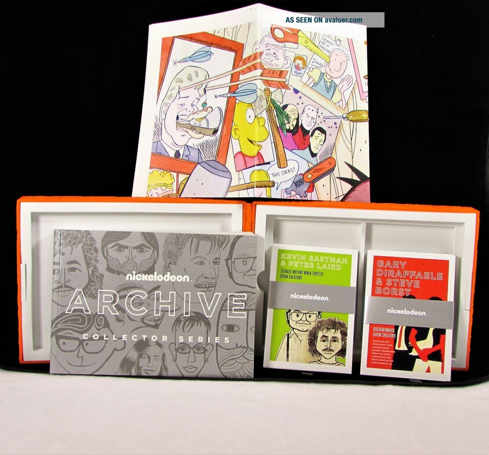 Nickelodeon Animation Studio Collector Series Archive Box W/ Rare ...