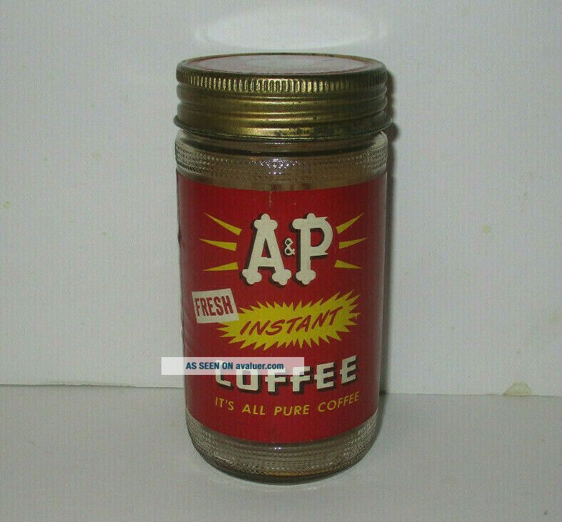 Vintage A&P INSTANT COFFEE 4. 5 
