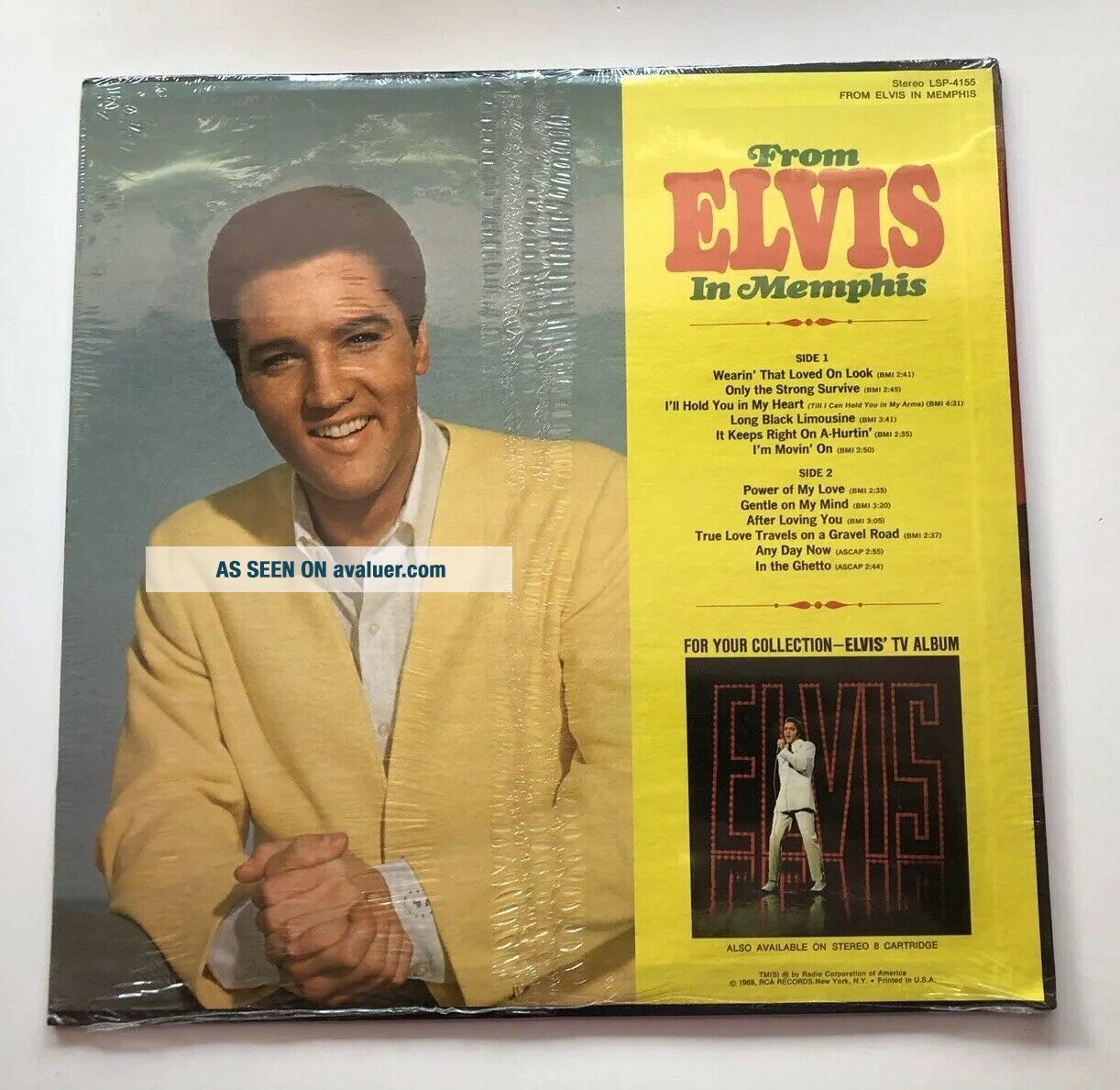 Elvis Presley LP From Elvis In Memphis | #1796695