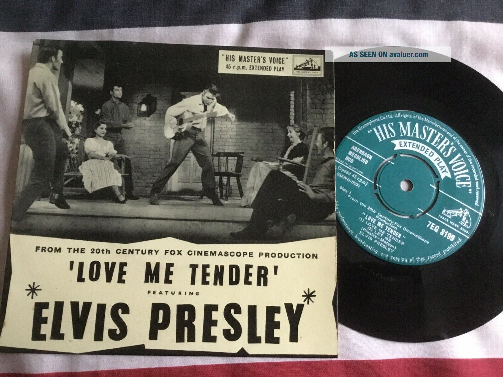 Elvis Presley Love Me Tender 7 " EP Vinyl | #1927729