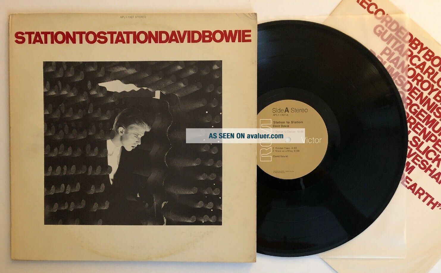 David Bowie - Station To Station - 1976 US 1st Press APL1 (EX ...