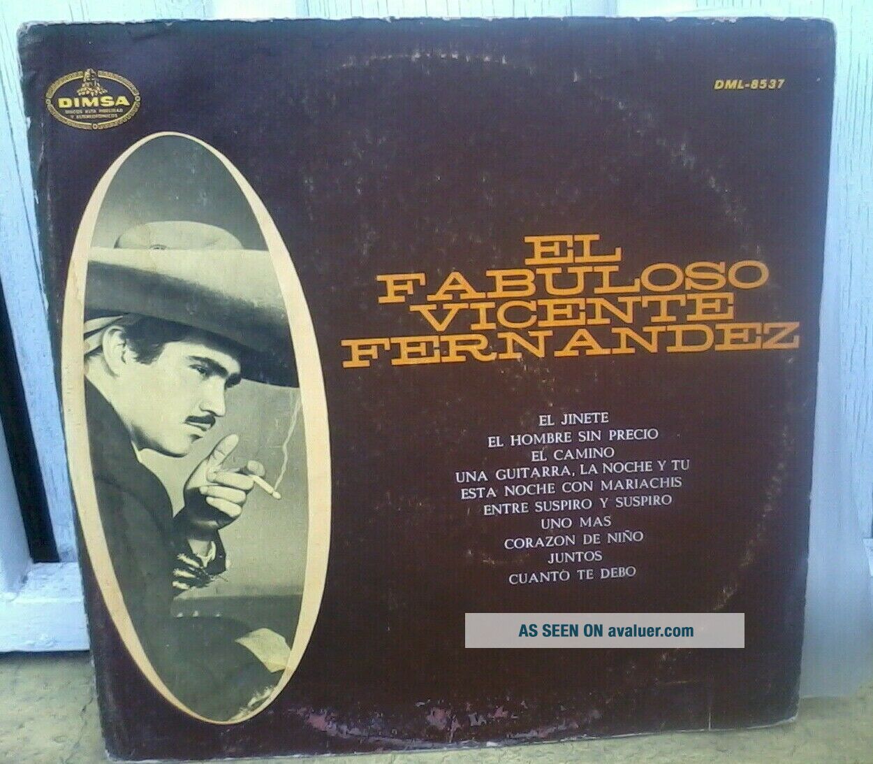 Dimsa Lp EL FABULOSO VICENTE FERNANDEZ