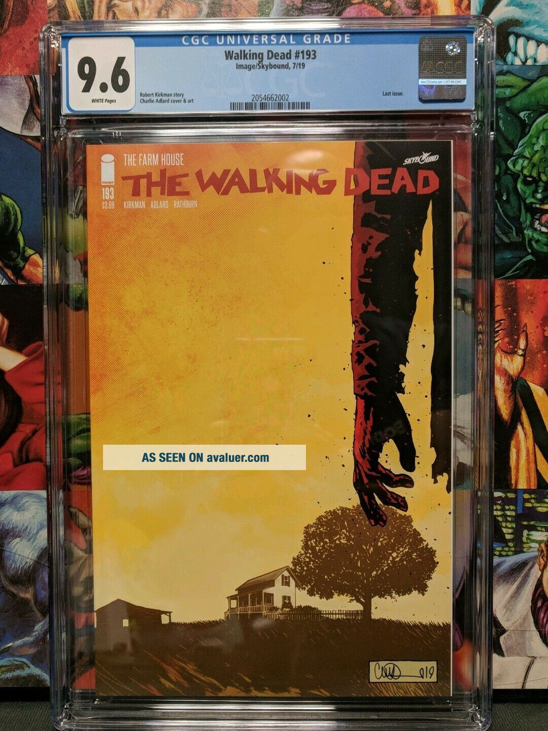 THE WALKING DEAD 193 CGC 9. 6 WHITE PAGES FINAL ISSUE FIRST PRINT ...