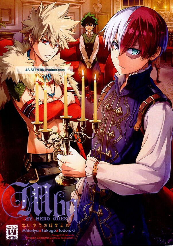 My Hero Academia BL Doujinshi Izuku Midoriya X Katsuki X Shoto Todoroki ...