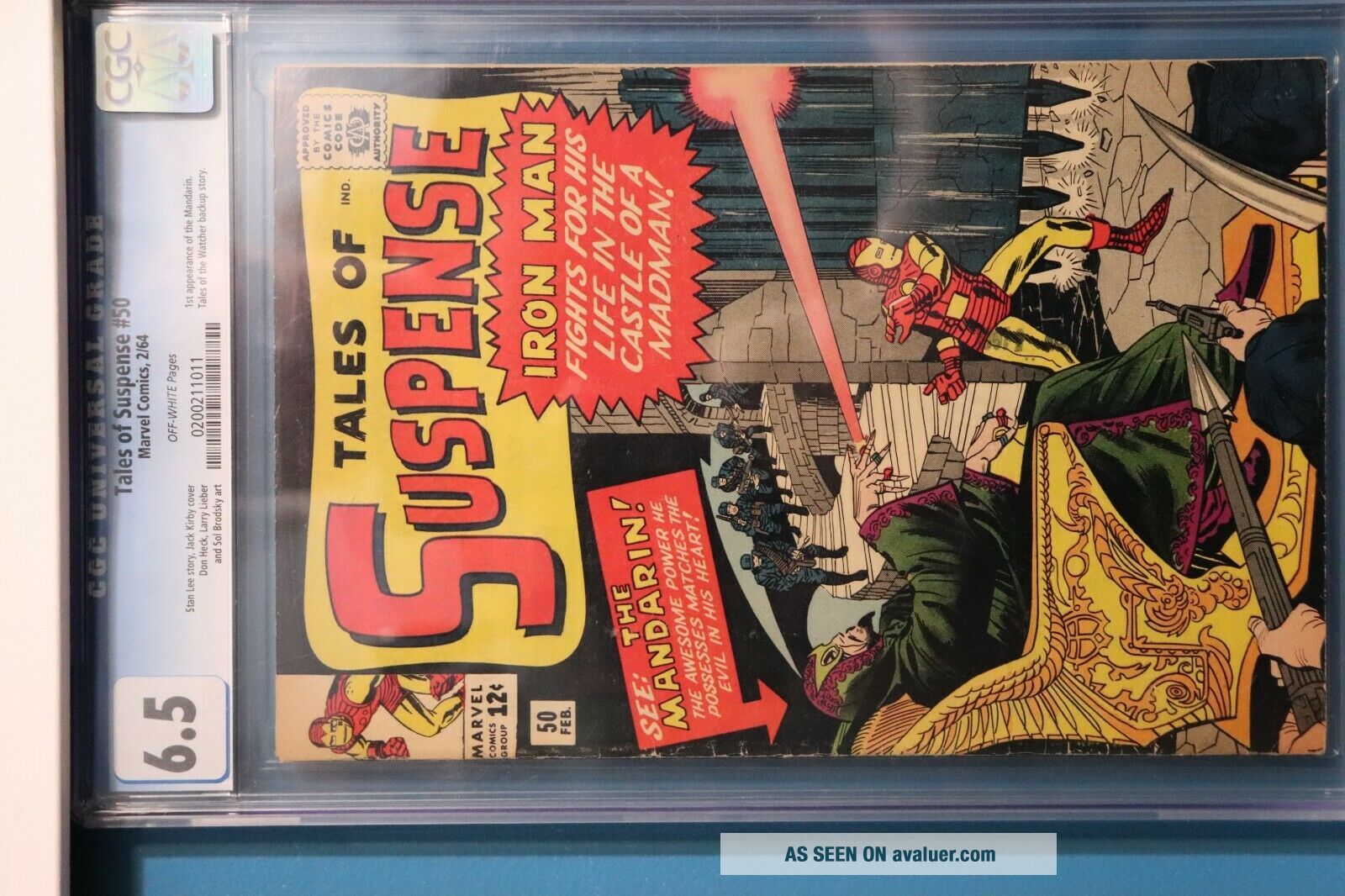 Tales Of Suspense 50 CGC 6. 5 First Mandarin Not