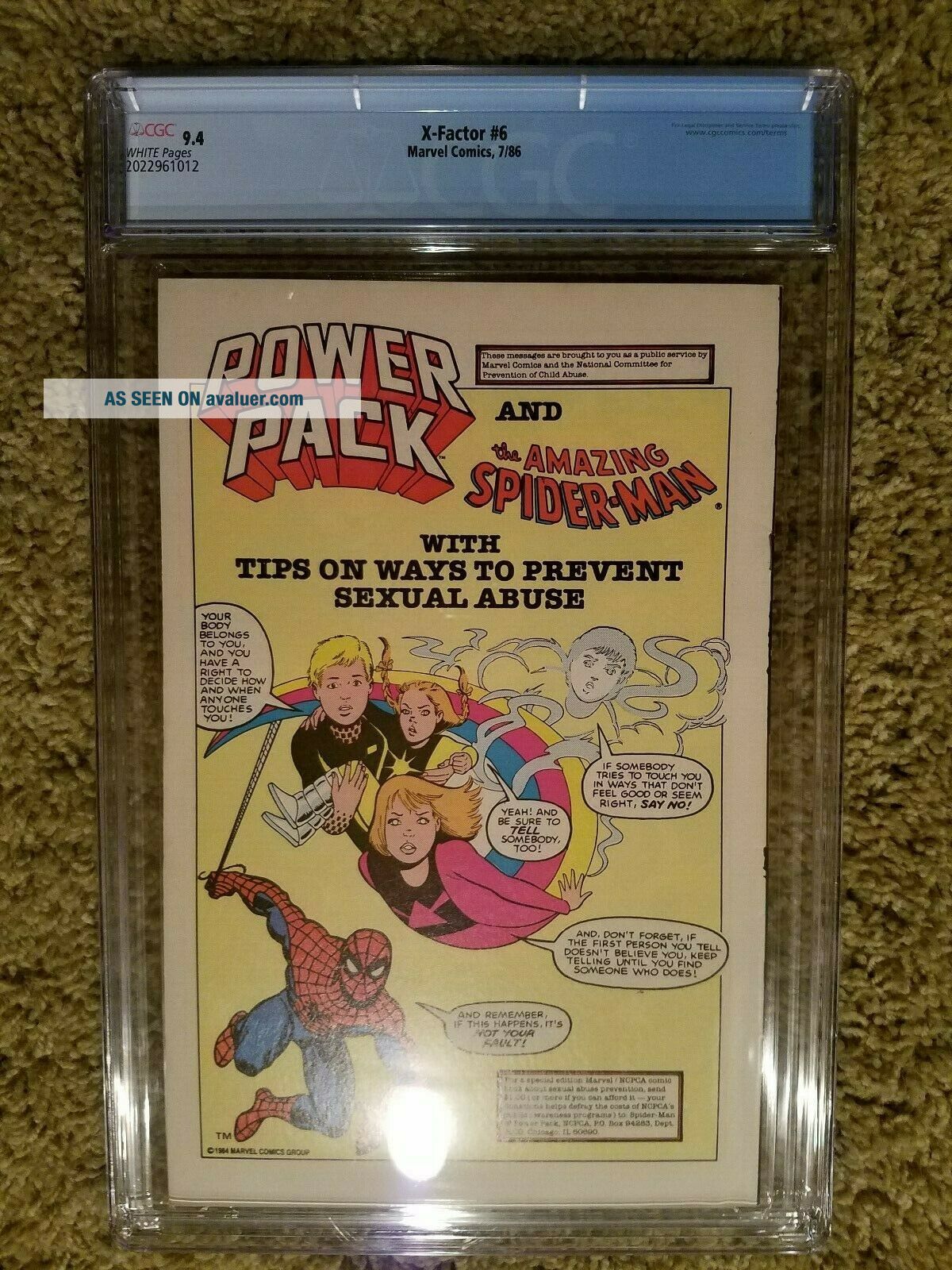 X - Factor 6 CGC 9. 4 Marvel Comics 1st Full Appearance Of Apocalypse ...
