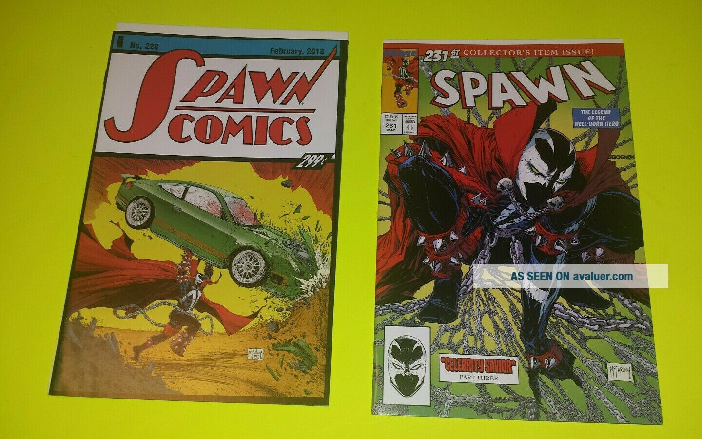 Spawn Issue 228 SPAWN 228 231 NEAR 2013 IMAGE COMICS Mcfarlane Homage Covers Action ...