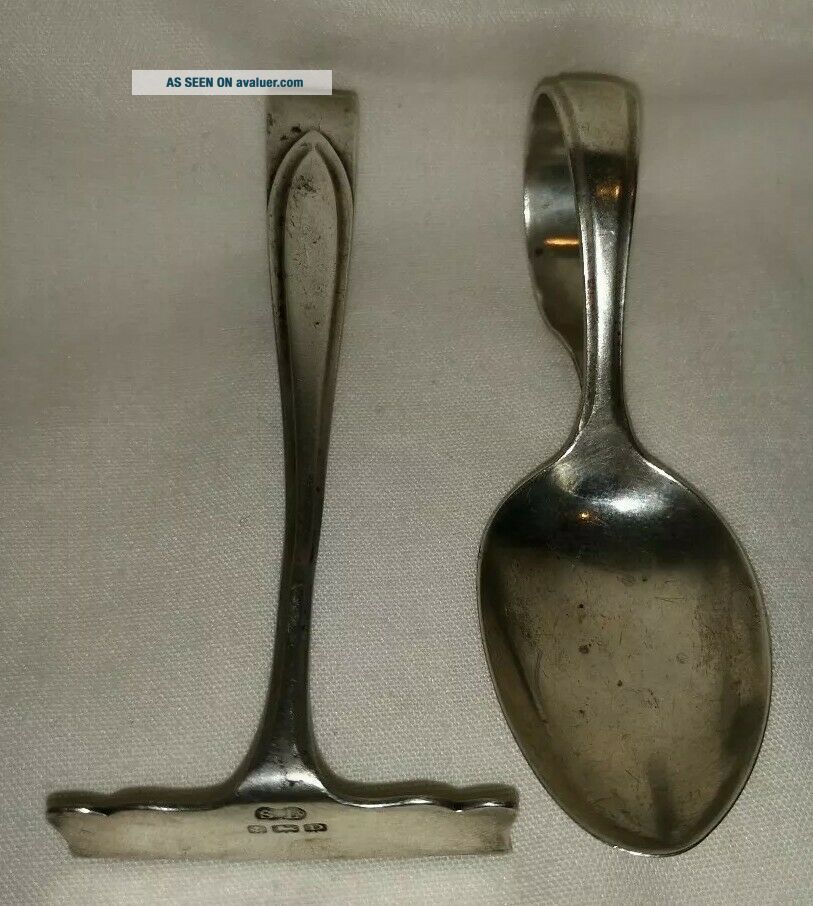 Diescriptive Data Set Fully Hallmarked Solid Sterling Silver Cutlery Set Art Deco 34 Grams ...