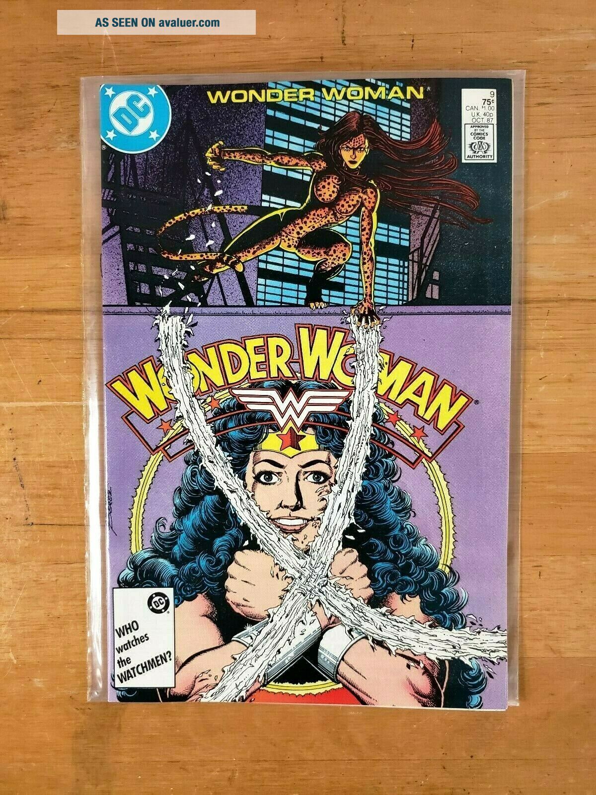 Wonder Woman 9 - DC 1987 Origin Of Cheetah VF/NM RAW Comic | #2696740