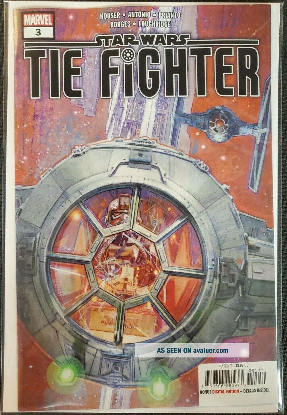 Star Wars Imperial Tie Fighter 3 Main Cover Comic 1st Print 2019 NM ...