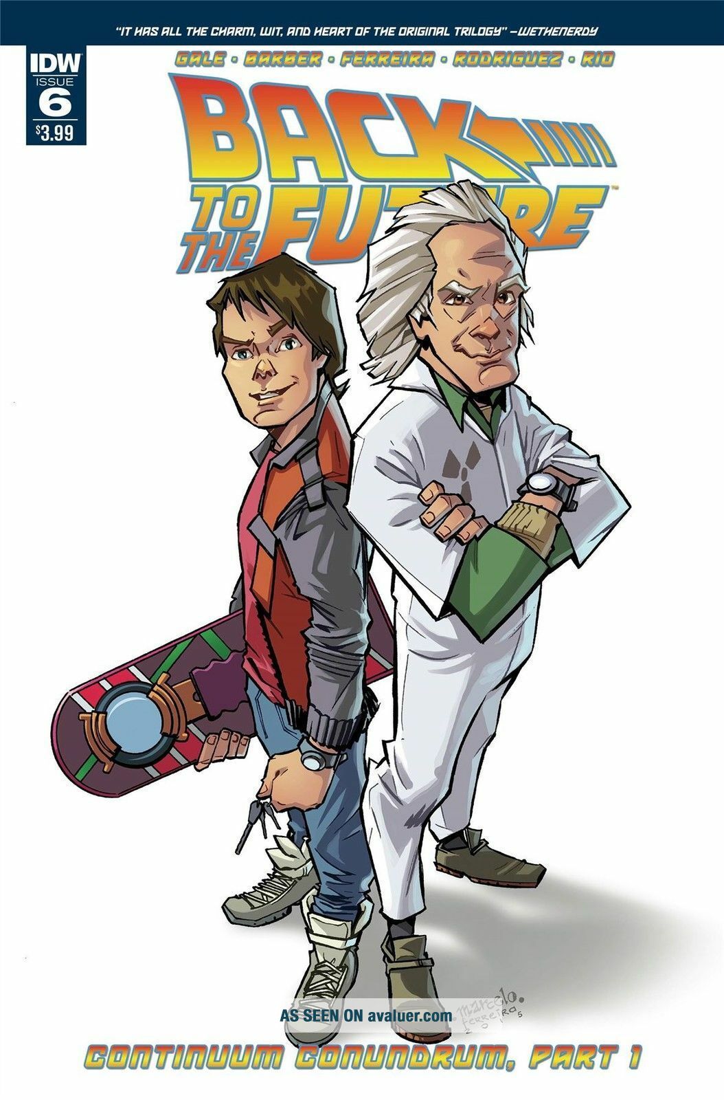 Back To The Future 6 IDW Comic 1st Print 2015 Unread NM | #2766953