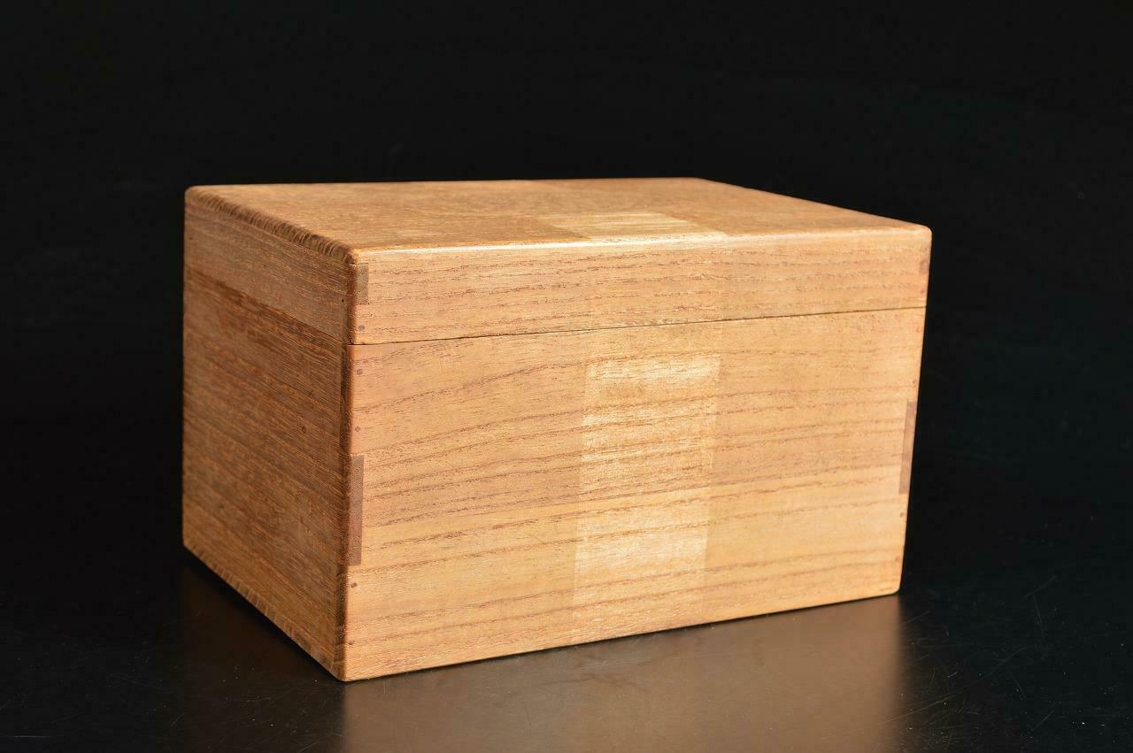 U1119: Japanese Wooden Paulownia TEA CEREMONY BOX Chabako Tea Ceremony ...