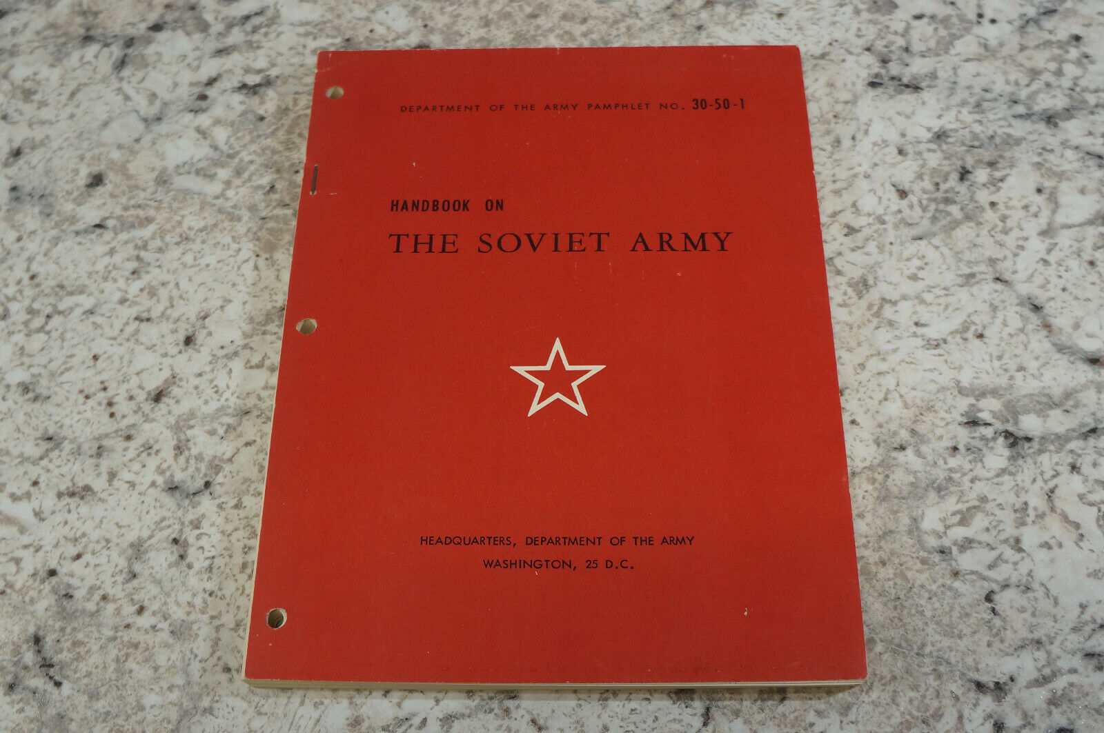 Handbook On The Soviet Army US Department Of Army Miliatry Book Manuel ...