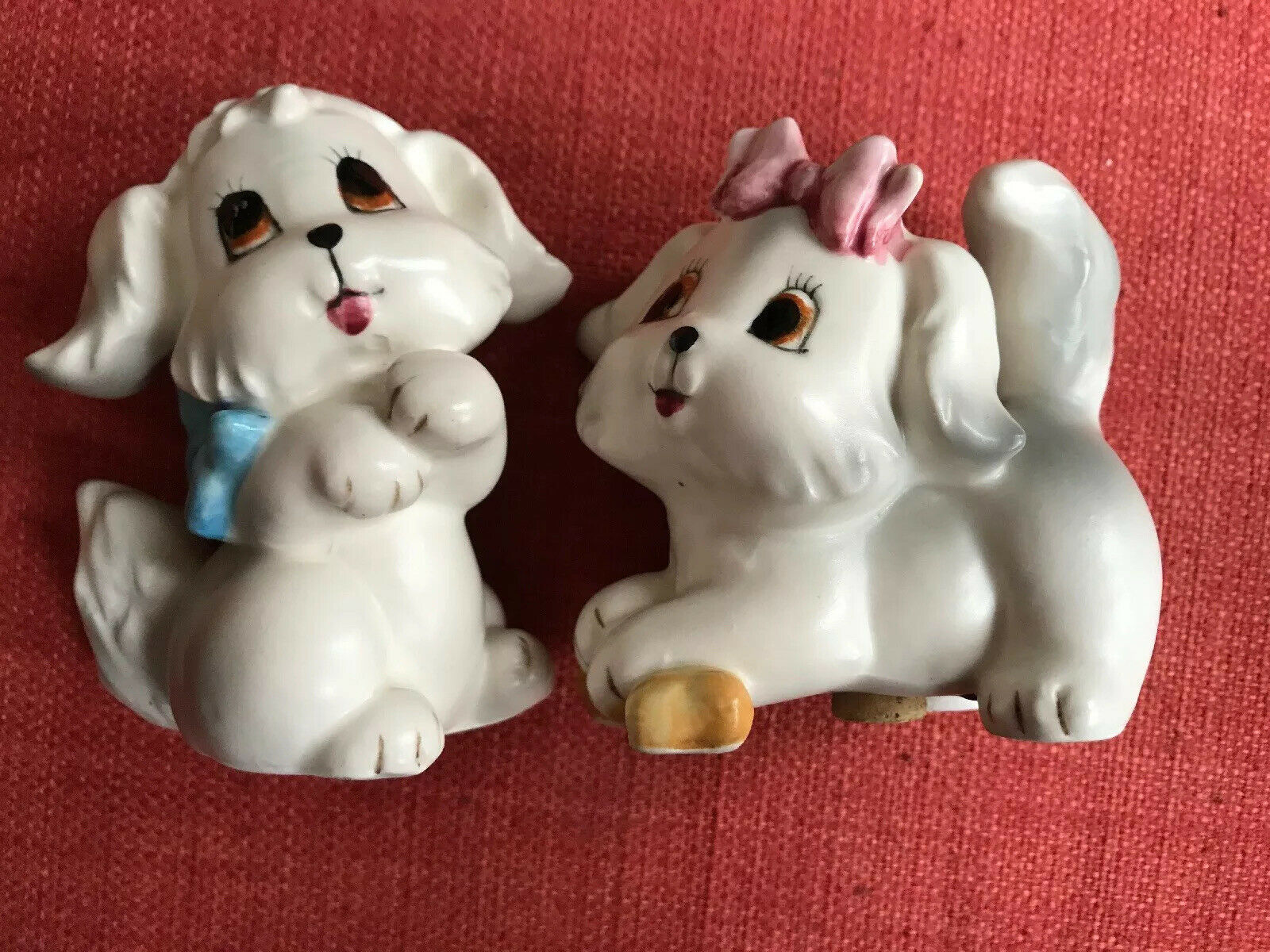 Salt Reference Vintage Leftons Japan Salt And Pepper Shakers Dog Puppies Playing ...