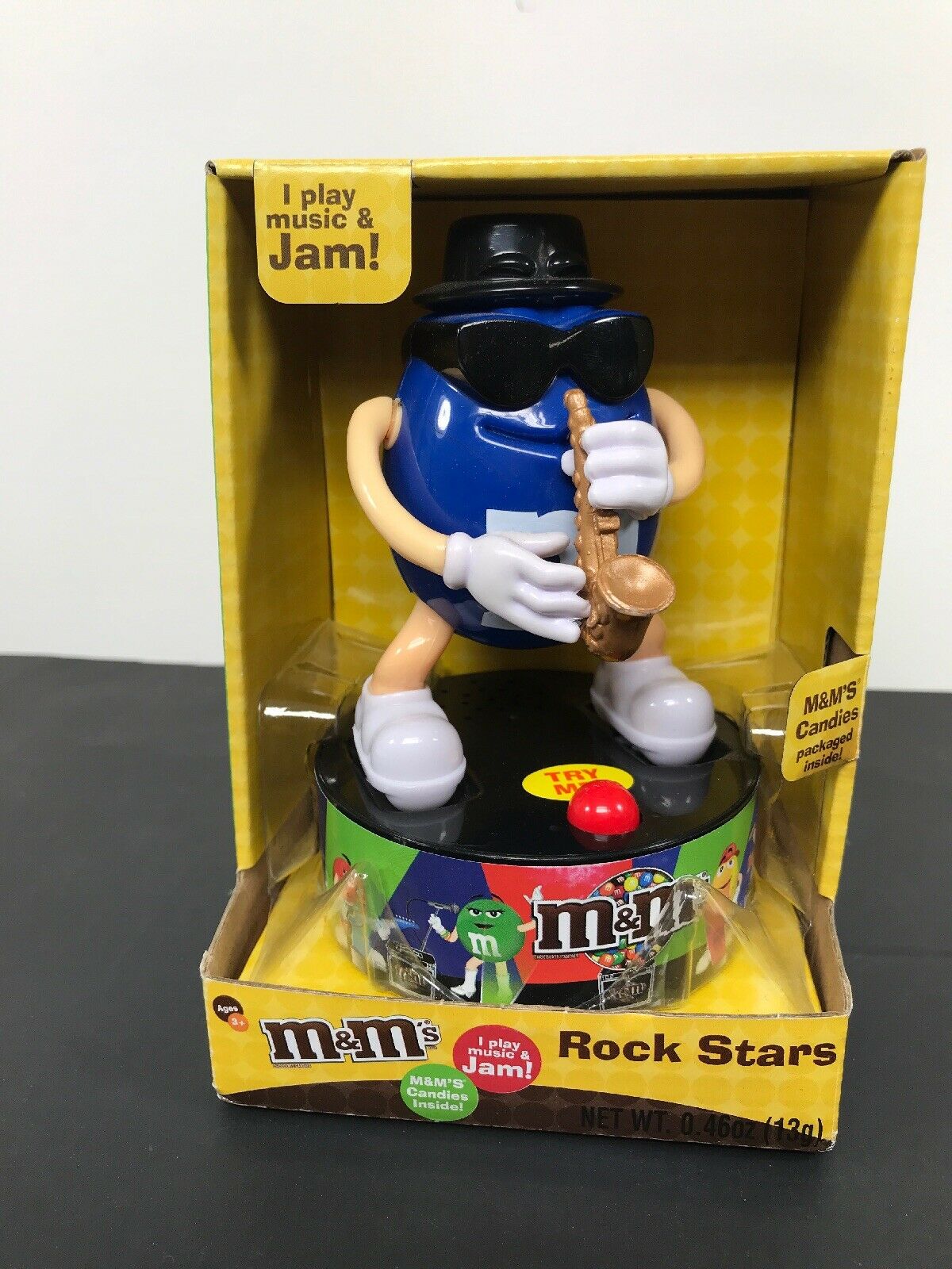 Mms Rocks M&M’S ROCK STARS BLUE SAXOPHONE I Play Music & Jam | #16625208
