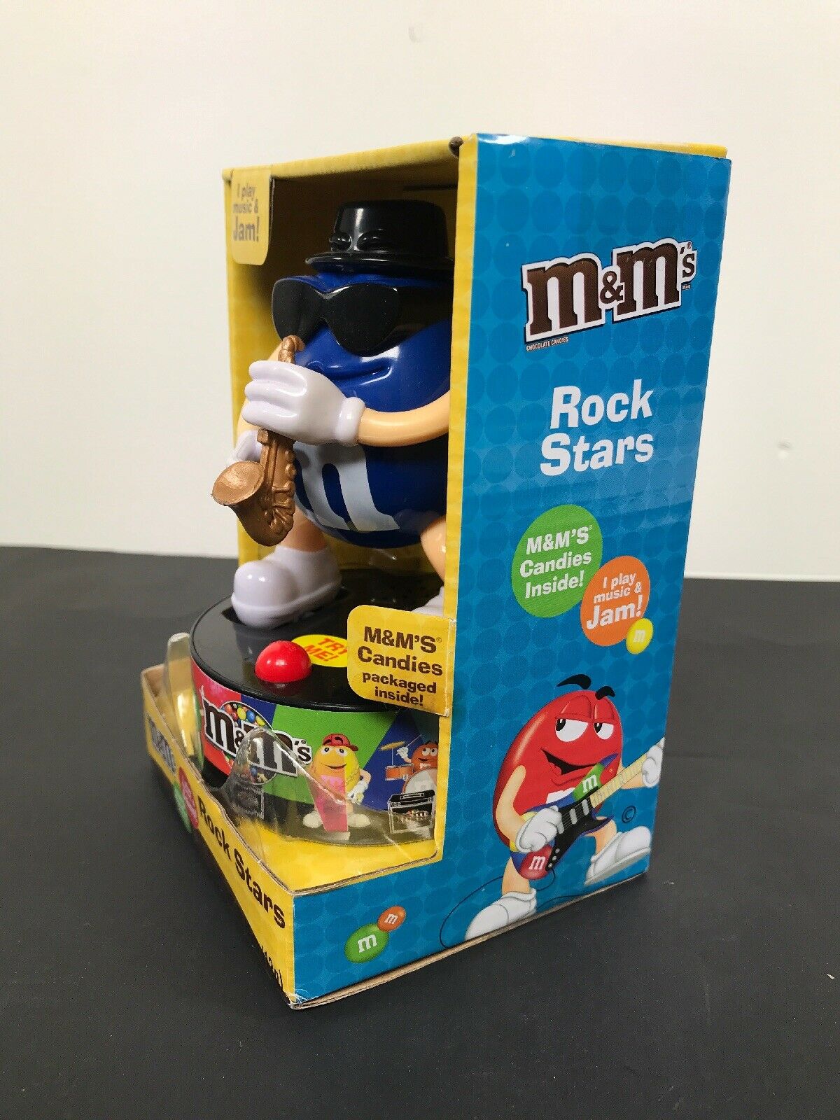 Mms Rocks M&M’S ROCK STARS BLUE SAXOPHONE I Play Music & Jam | #16625208