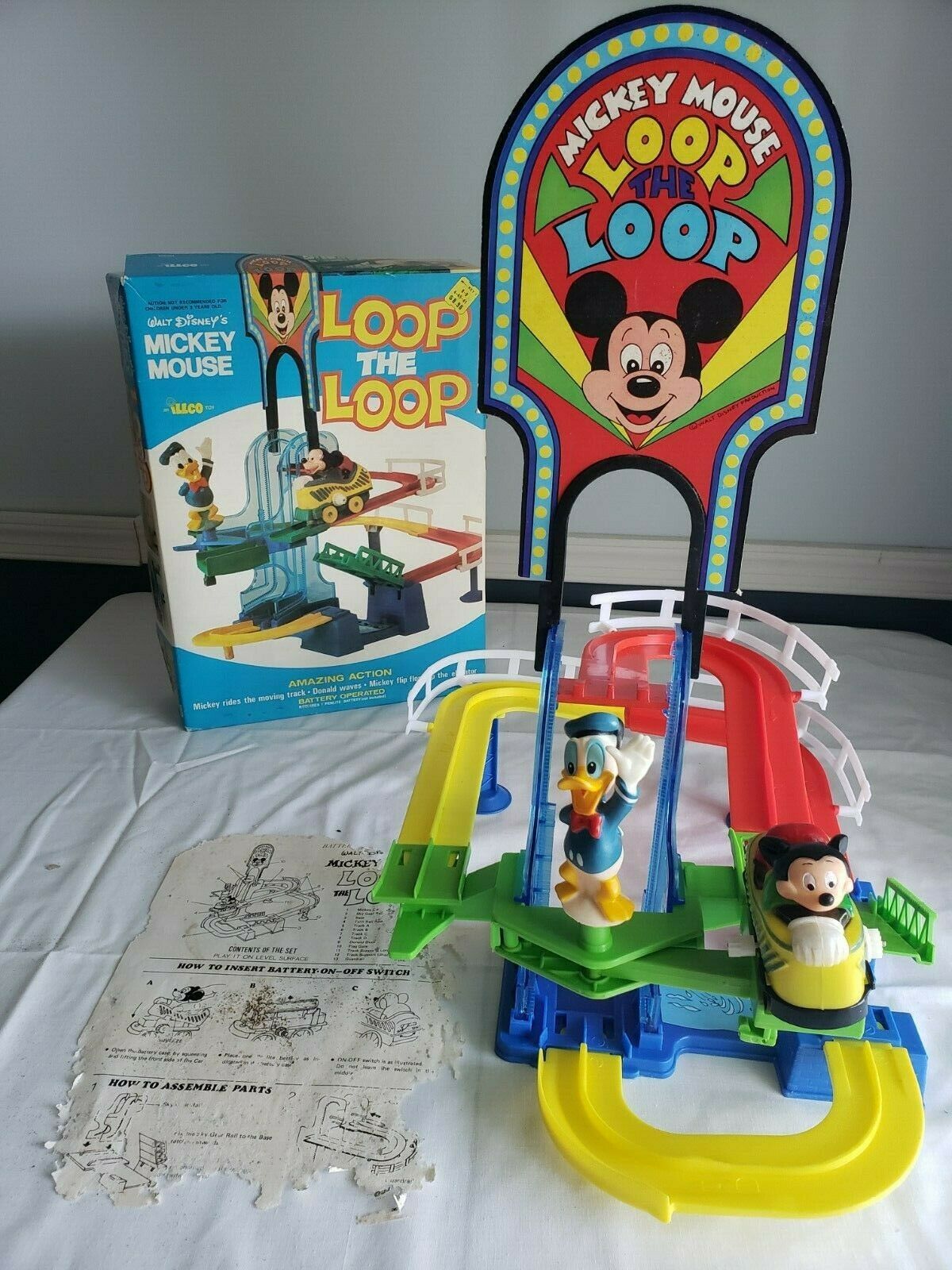 RARE VINTAGE WALT DISNEY MICKEY MOUSE LOOP THE LOOP GAME | #16485722