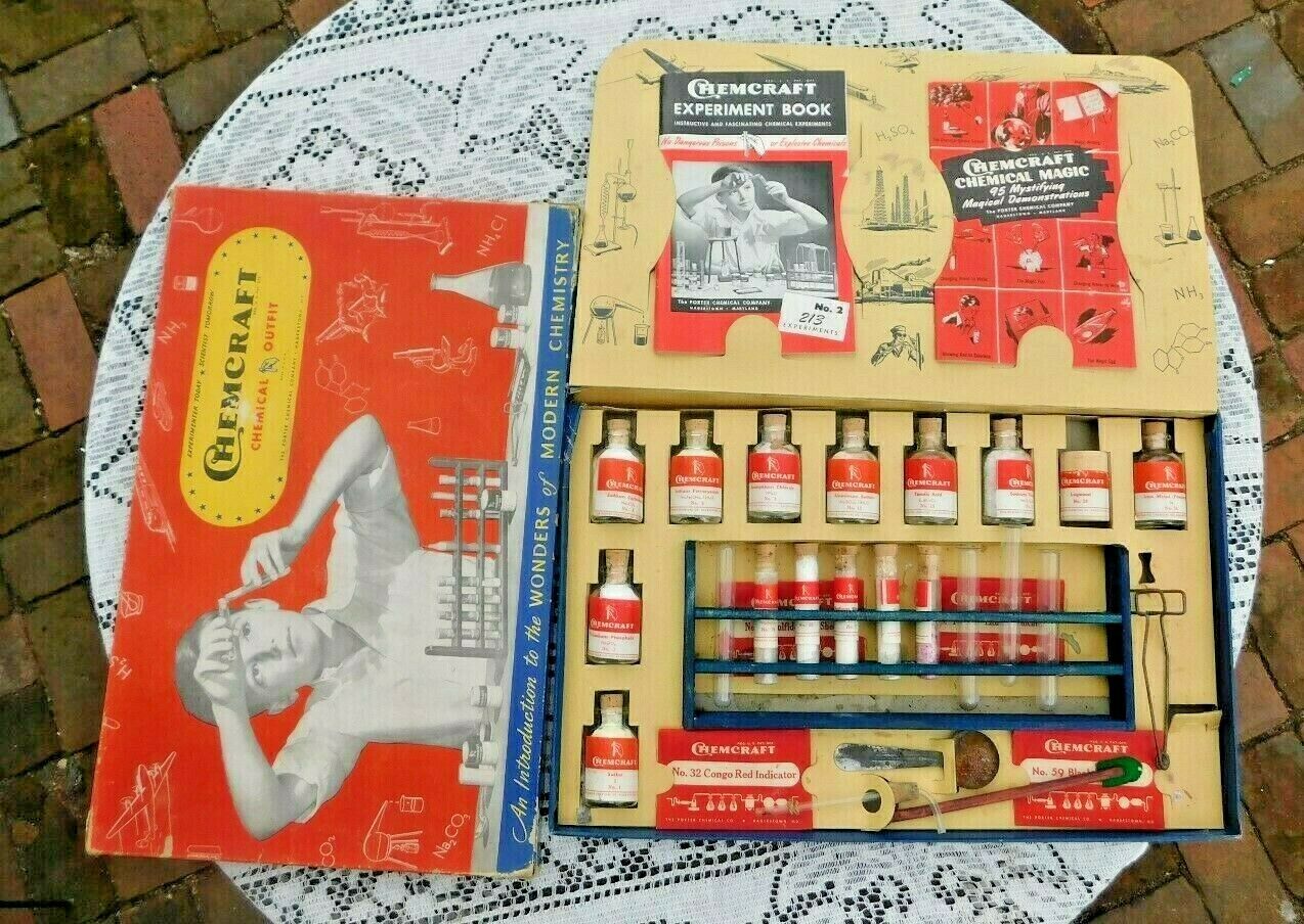 Vintage 1940 ' s Porter Chemcraft Chemistry Lab No.  2