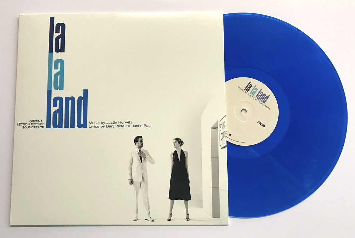 LA LA LAND JUSTIN HURWITZ LP RARE 1st PRESS BLUE