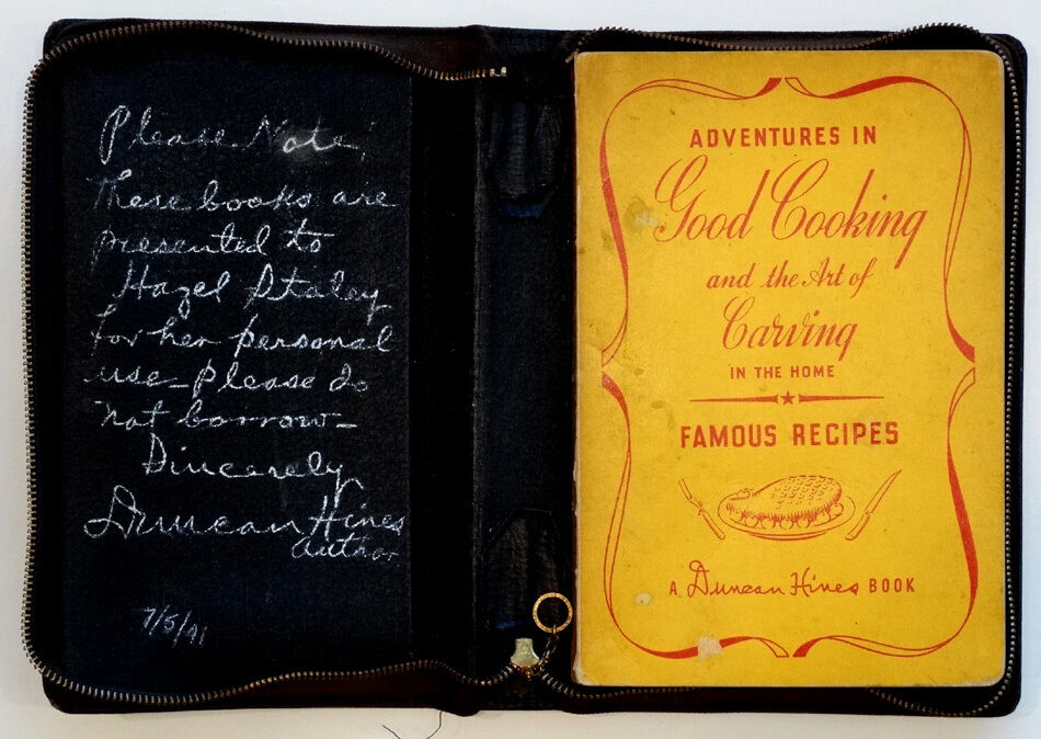 RARE 1940 ' S Vintage DUNCAN HINES Signed AUTOGRAPH COOKBOOK Recipe ...