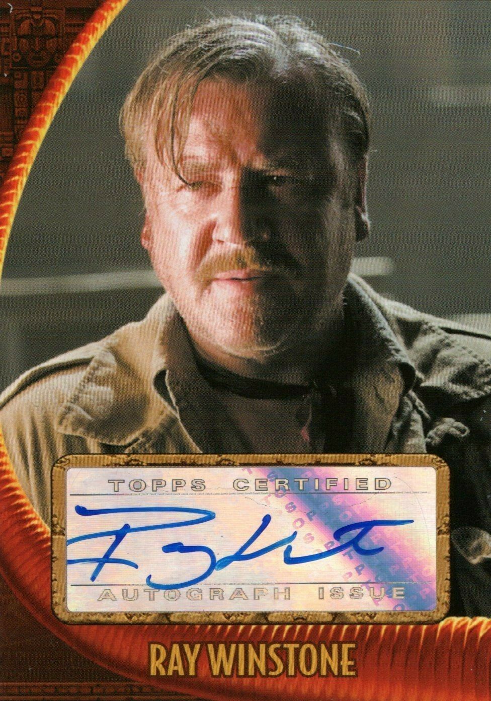 RAY WINSTONE INDIANA JONES KOTCS AUTOGRAPH AUTO CARD KINGDOM THE 