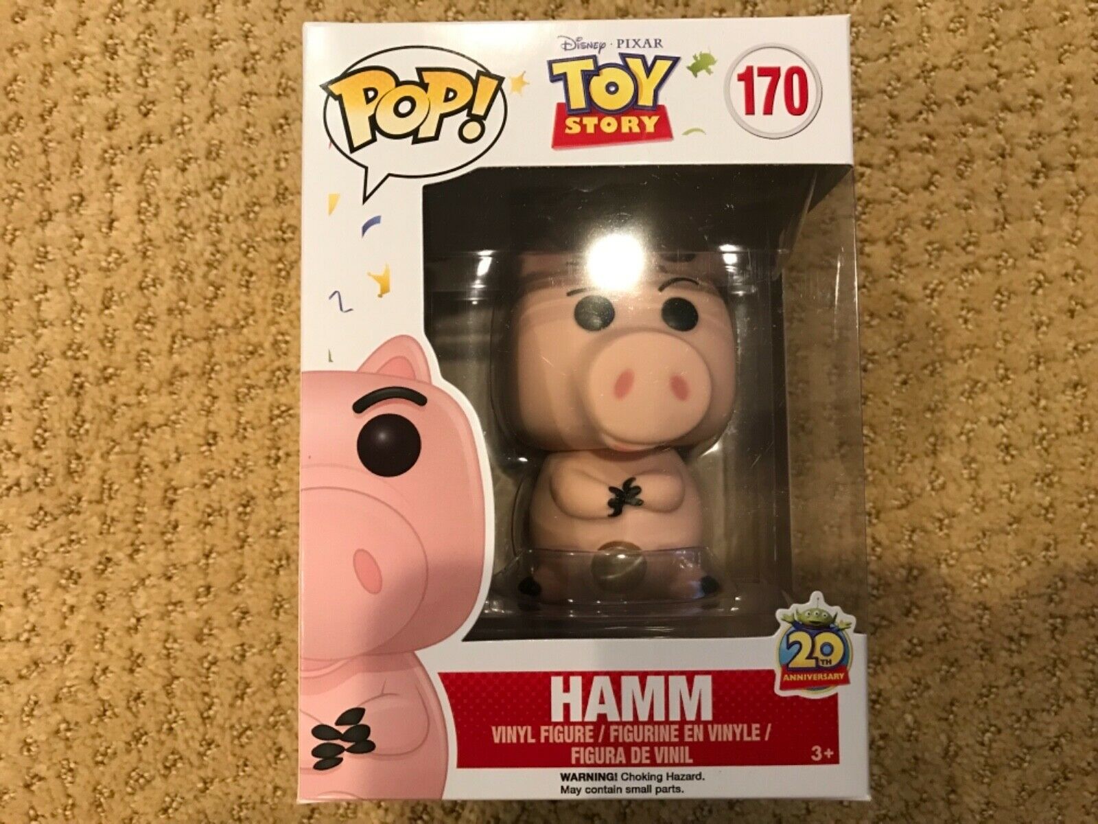 Funko Pop - Disney - Toy Story - HAMM - Comes With Pop Protector ...