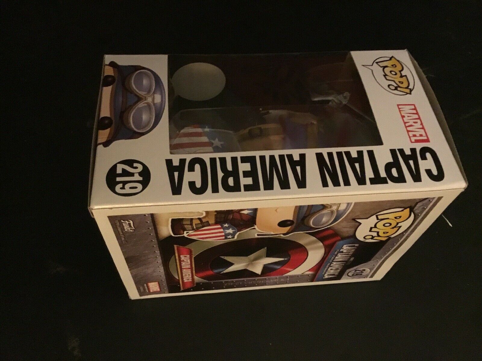 Funko Pop! Marvel #219 Capitan America: The First Avenger Captain America (2017 Spring Convention Exclusive