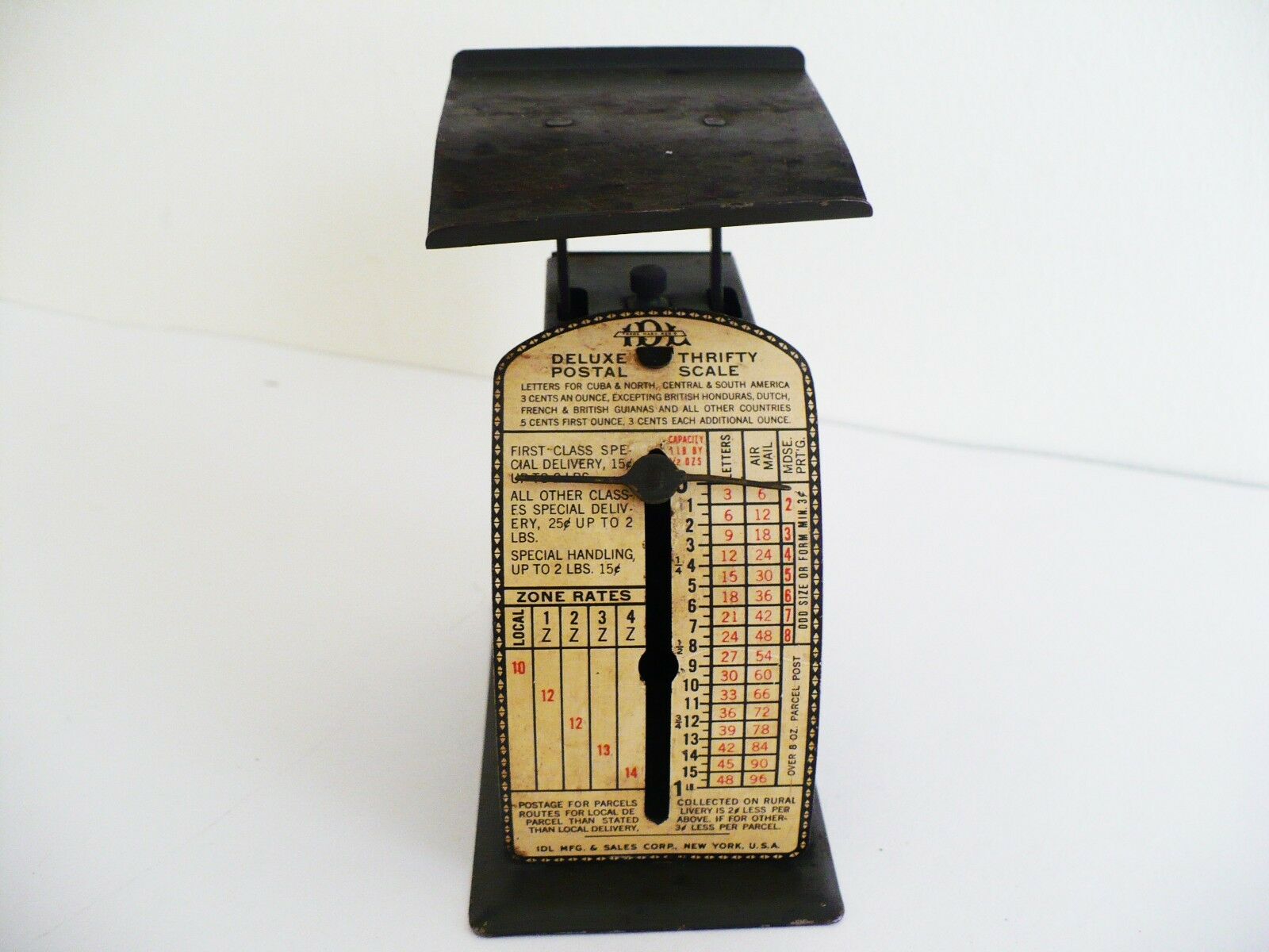 Vintage IDL Deluxe Thrifty Postal Scale | #15646538