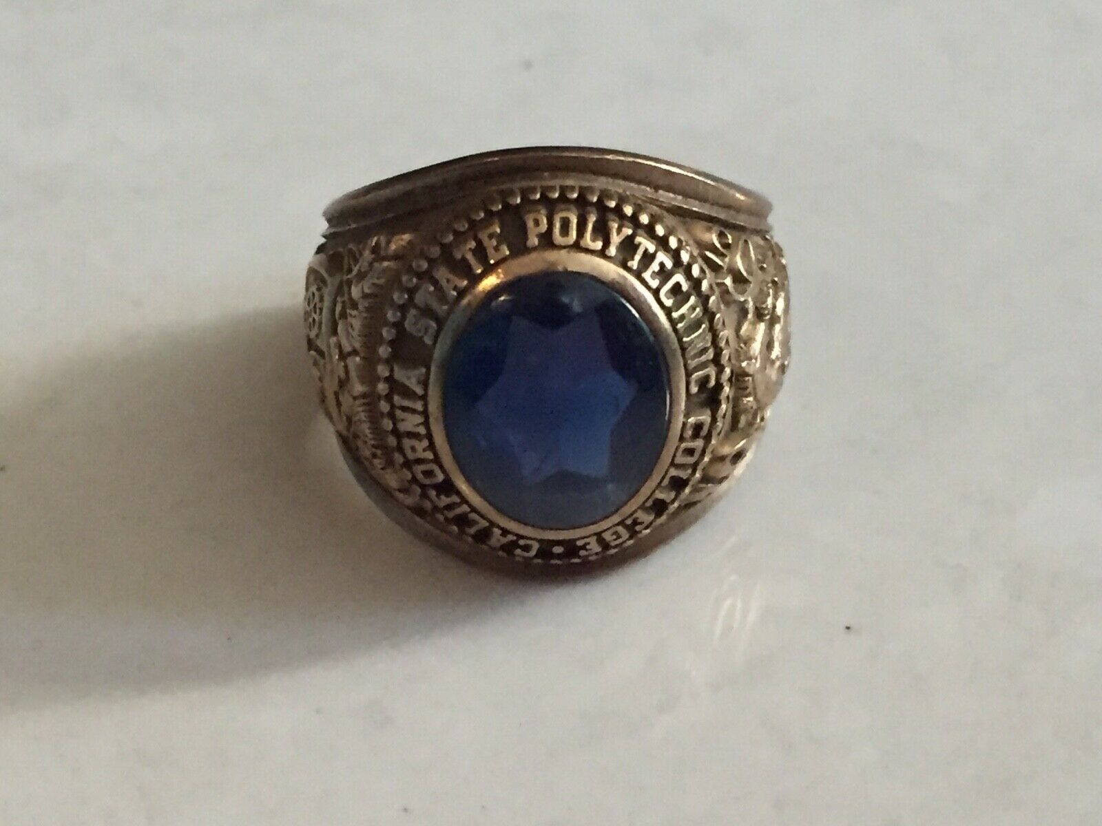 Poly Grade Rings 1965 CAL POLY College Class Ring 10K Gold Polytechnic State University ...
