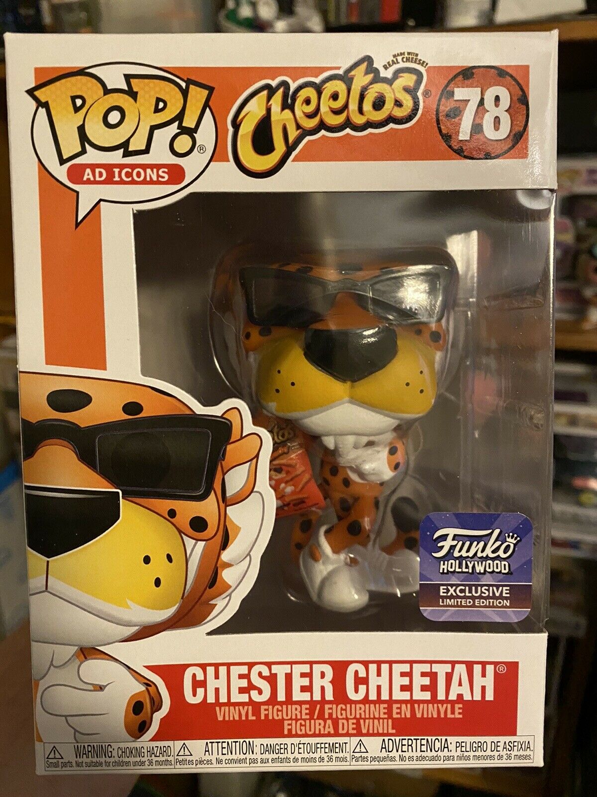 CHESTER CHEETAH FUNKO POP # 174 HOLLYWOOD EXCLUSIVE LE NEW/MINT
