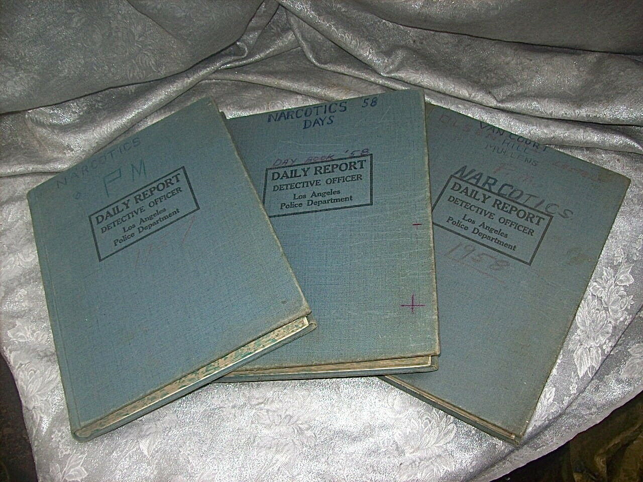3 Vintage 1950s Los Angeles Police LAPD Daily Report Detective Officer ...