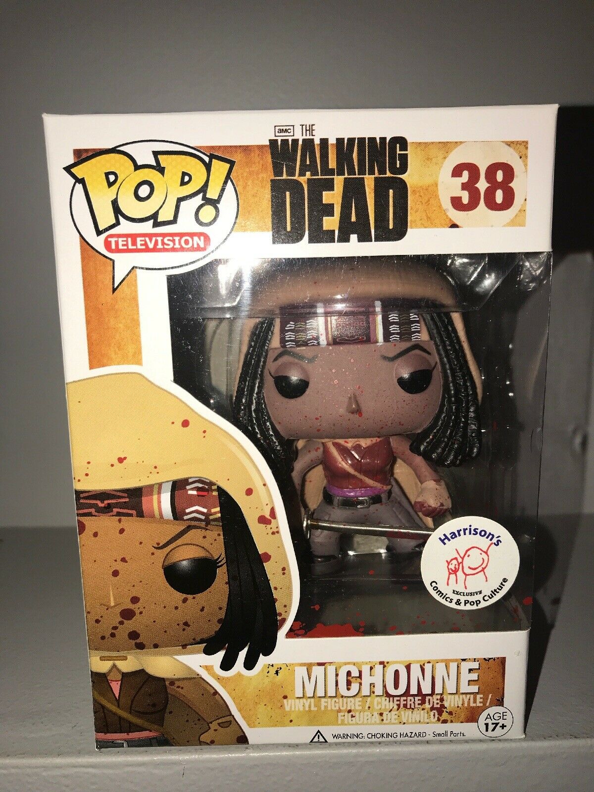 HARRISON’S EXCLUSIVE Funko Pop TV: The Walking Dead: Michonne BLOODY 38 ...