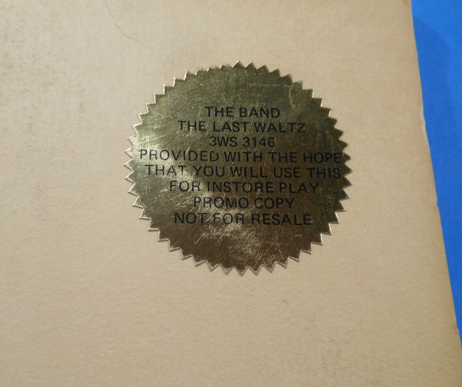 THE BAND THE LAST WALTZ VINYL 3X LP ' 78