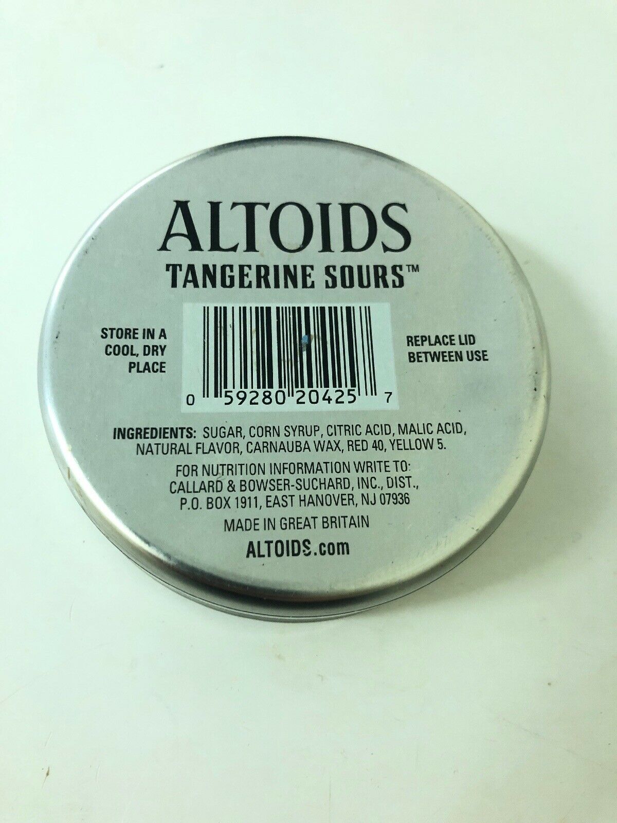 Altoids Tangerine Sours (1 Tin) Curiously Strong Discontinued, RARE ...