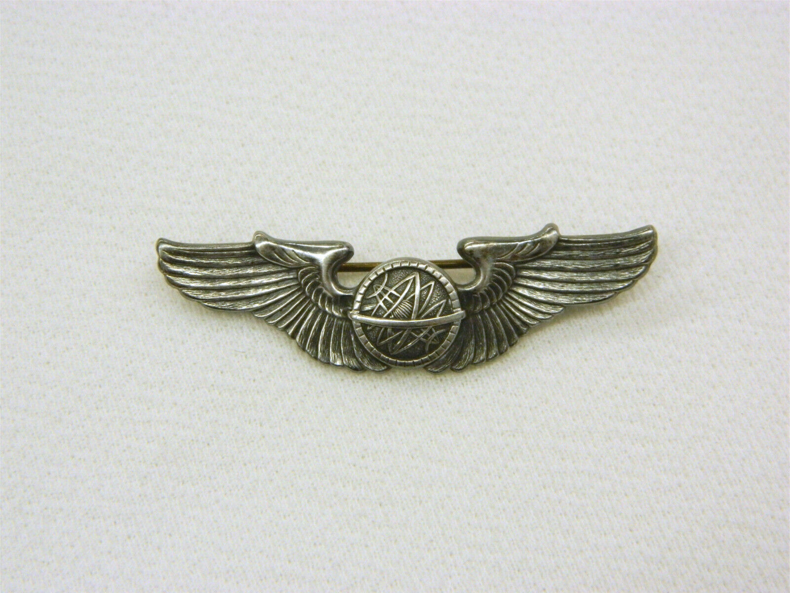 Vintage World War II WWII Army Air Force Sterling Navigator Wings Pin ...