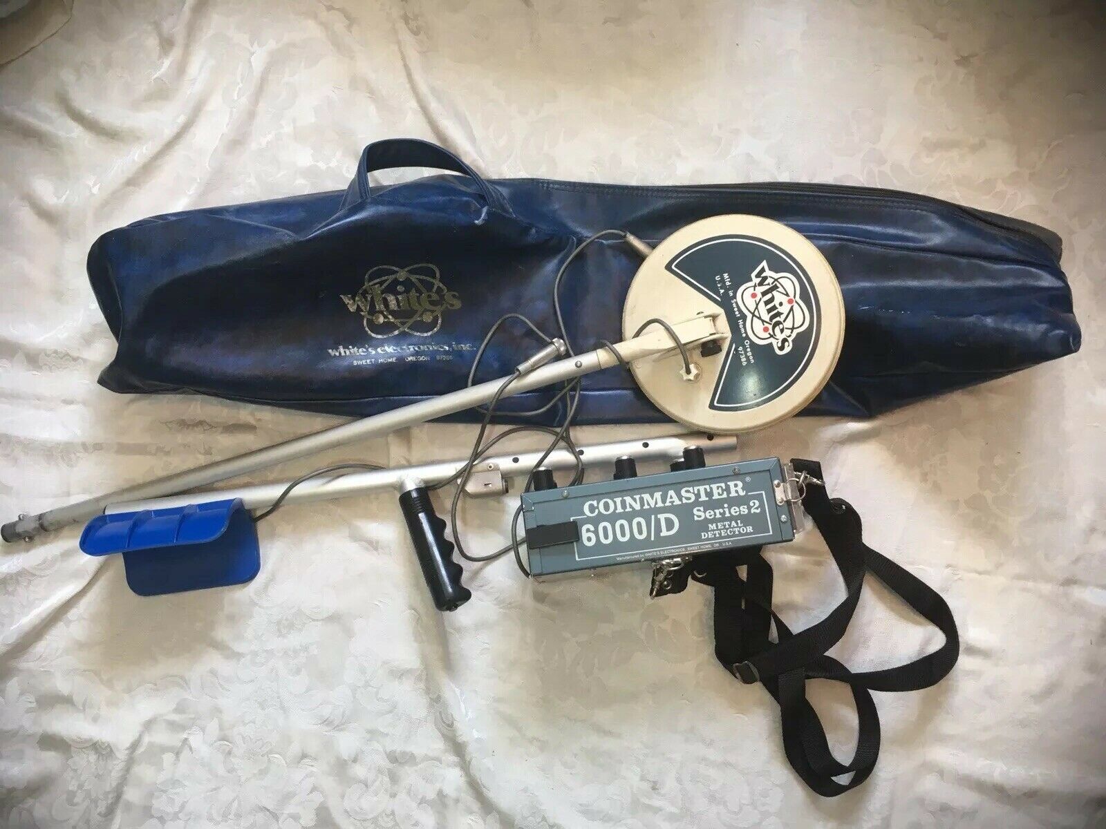 Vintage Whites Coinmaster 6000/D Series 2 Metal Detector Treasure ...