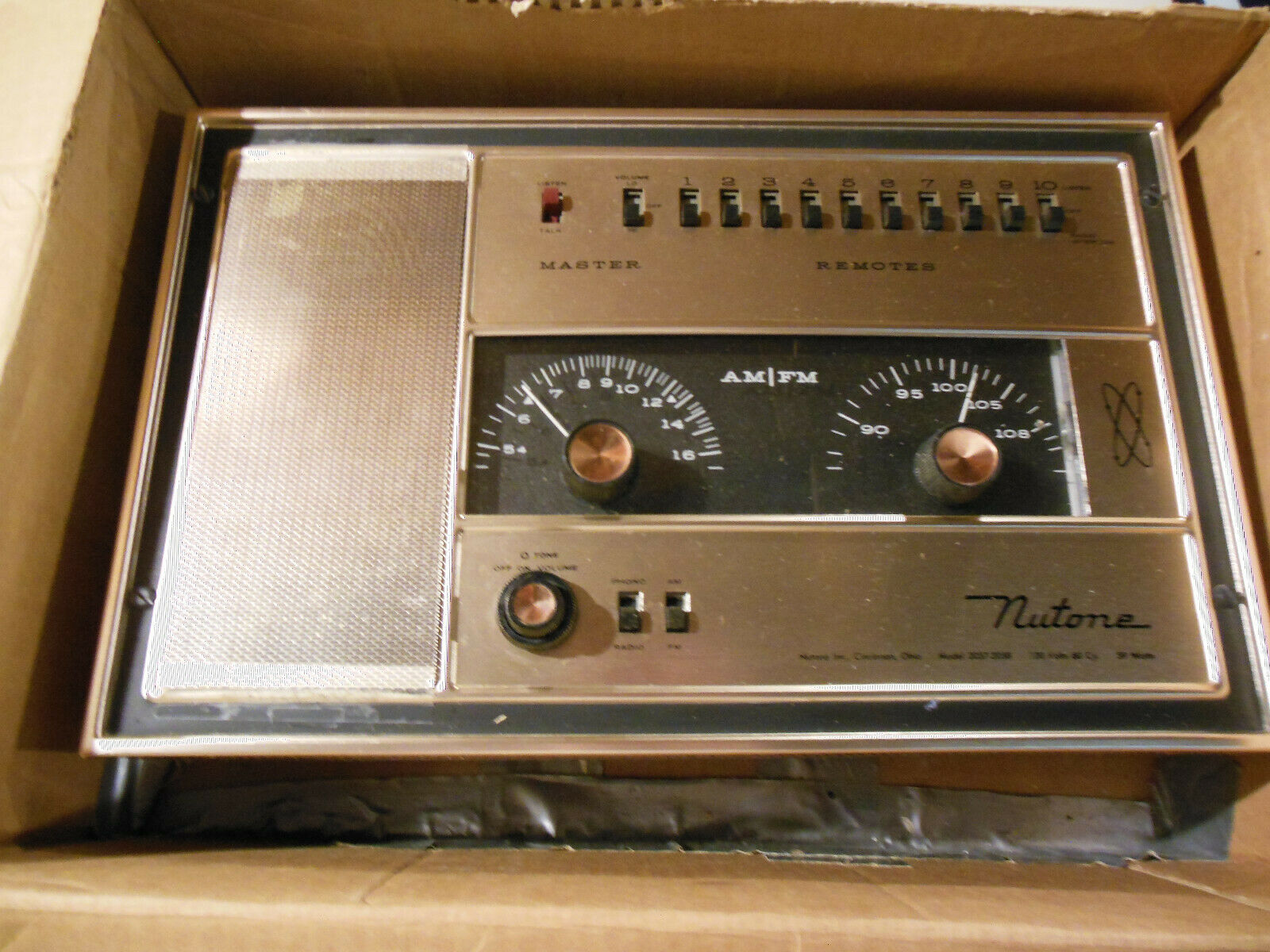 Nutone Intercom Base Station Vintage | #15076681
