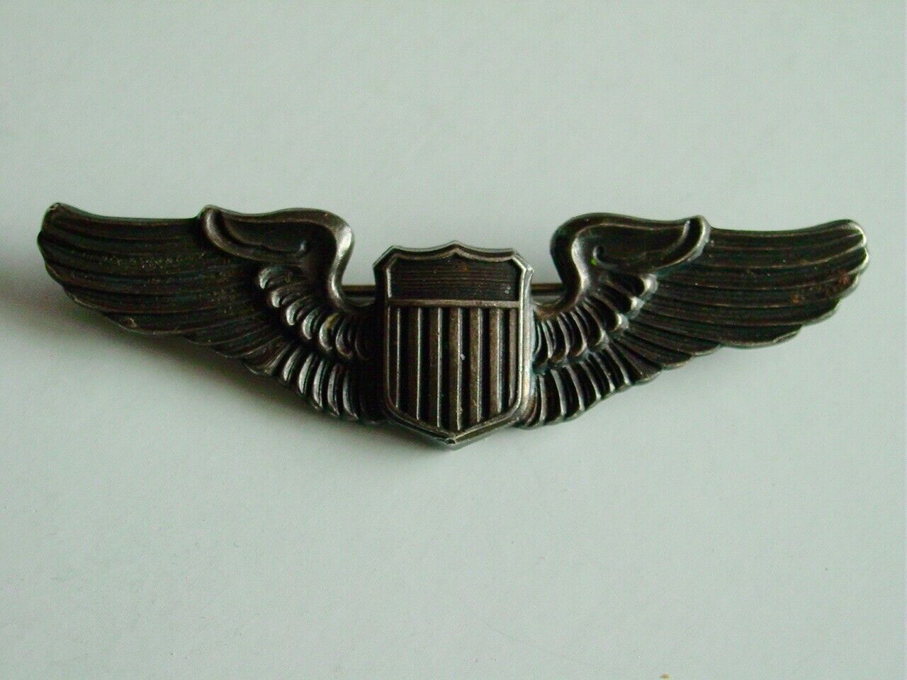 Vintage 3 " - WWII Military Sterling Silver Army Air Corps Pilot Wings ...