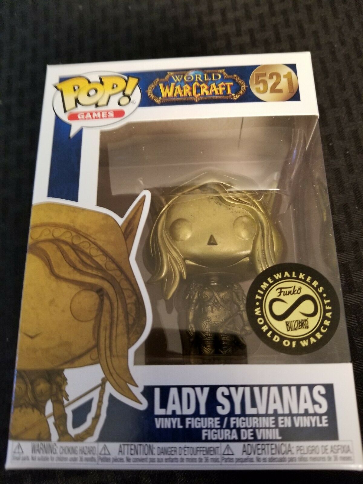 Funko POP Games LADY SYLVANAS GOLD Blizzcon Exclusive 521 World Of funko-pop-games-lady-sylvanas-gold-blizzcon-exclusive-521-world-of
