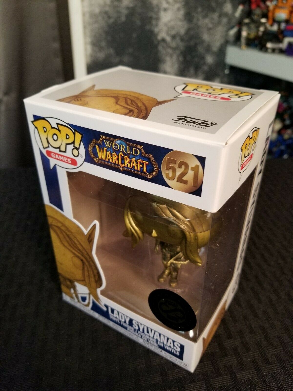 Funko POP Games LADY SYLVANAS GOLD Blizzcon Exclusive 521 World Of funko-pop-games-lady-sylvanas-gold-blizzcon-exclusive-521-world-of
