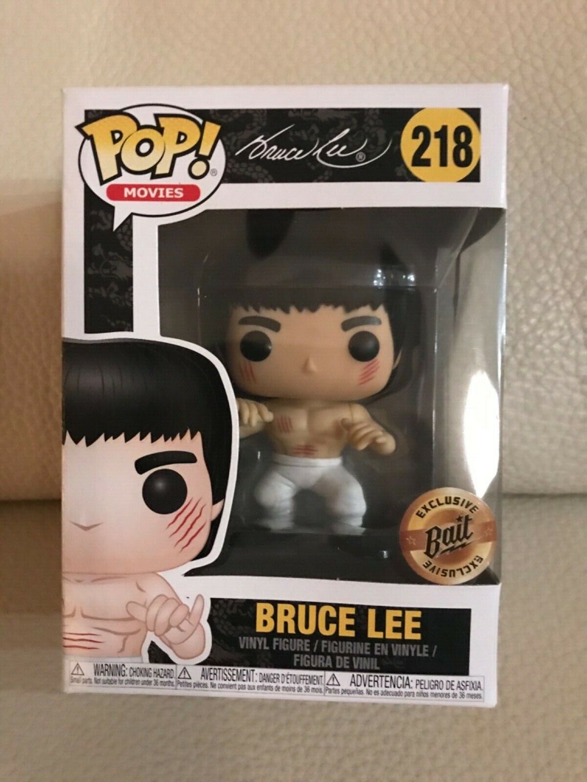 Funko Pop Bruce Lee Enter The Dragon White Pants 218 Bait Limited ...