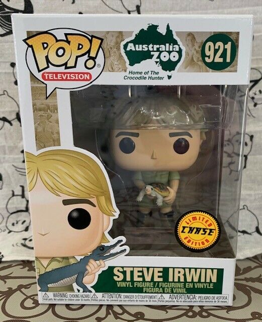 Funko Pop Steve Irwin Vinyl Chase Figure Limited Crocodile Hunter 921 ...
