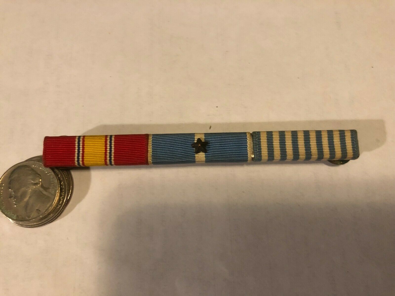 WWII Or Korean War USA Military Ribbon Bars With A Star On It. | #14921640
