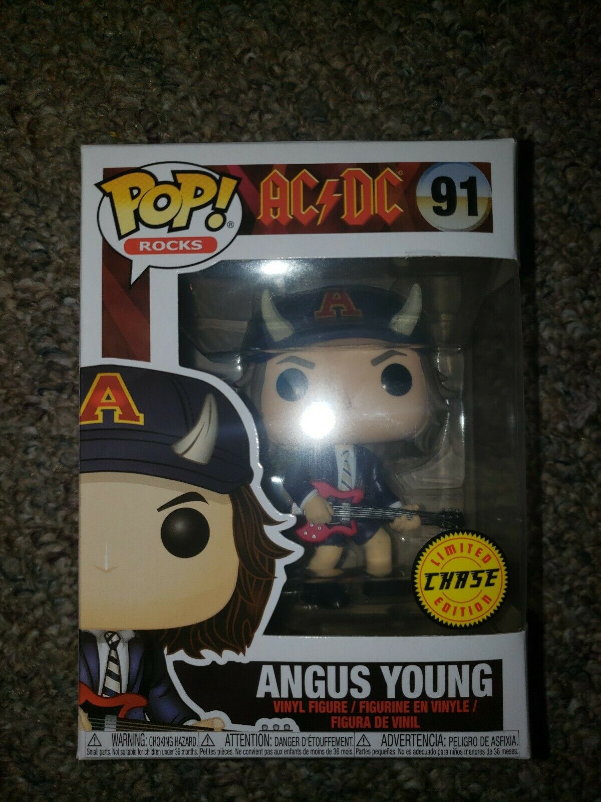 Funko Pop Rocks: AC/DC Angus Young Chase Limited Edition With Pop ...